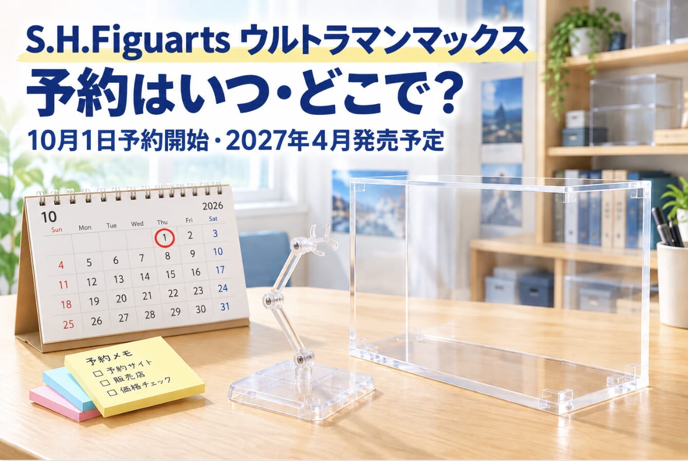 S.H.Figuarts ウルトラマンマックス予約はいつから・どこで？10月1日開始前に知りたい価格・発売日と一緒にそろえたいもの